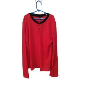 JK Boys Thermal top Xlarge(14-16) Red Cotton
